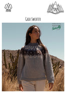 Gaia Knitting Pattern - Womens Sweater XS-4XL 8ply Yarn