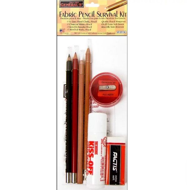 General's Fabric Pencil Survival Kit 7pcs