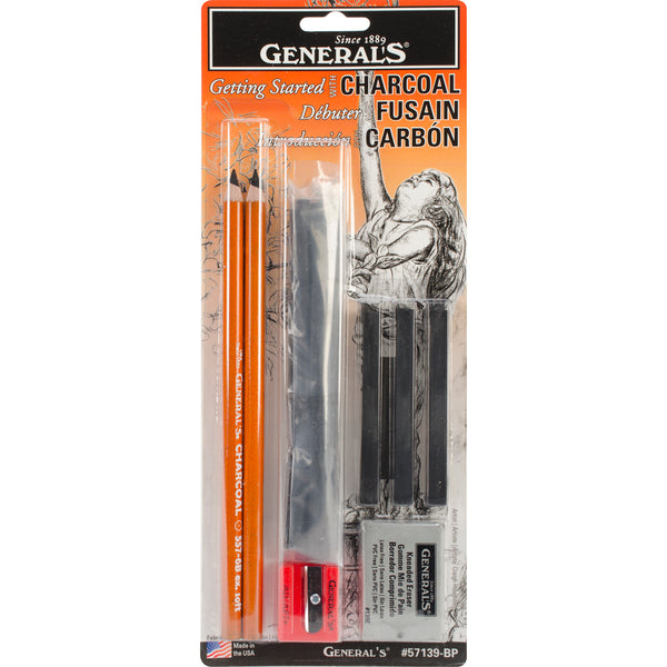 General's Getting Started With Charcoal Set 11pcs