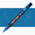 Uni Posca Markers PC-3M Fine 0.9-1.3mm Bullet Tip#Colour_GLITTER BLUE