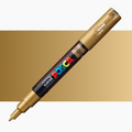 Uni Posca Markers PC-1M Ultra Fine 0.7mm Round Tip#Colour_GOLD