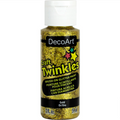 Decoart Craft Twinkles Glitter Craft Paint 59ml#Colour_GOLD