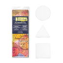 Gel Press Petite Mono Printing Plates Set A - Circle, Square, Triangle