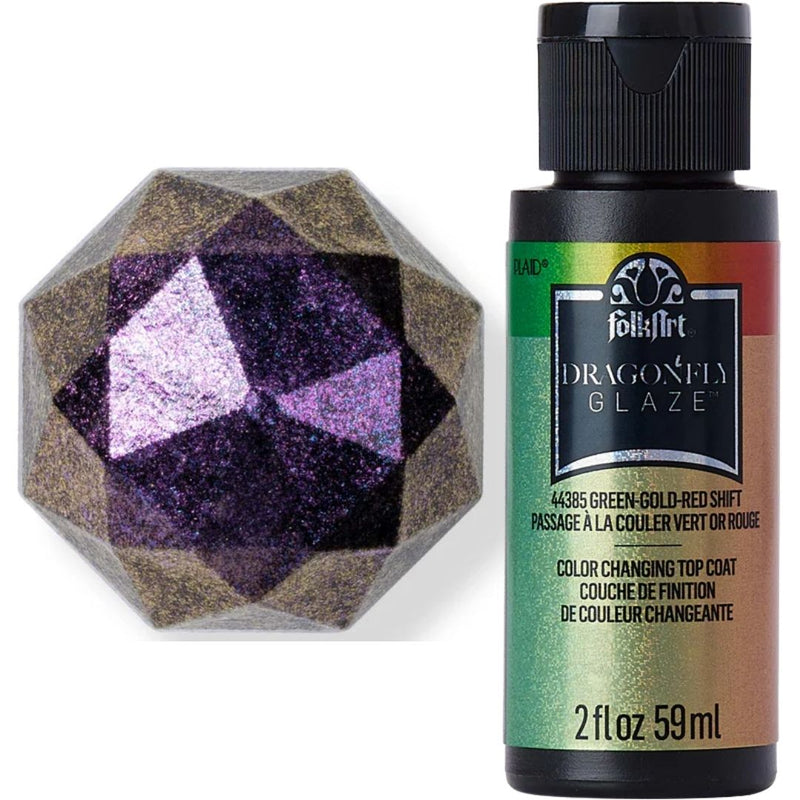 Folk Art Dragonfly Glaze Acrylic Craft Paint 2oz/59ml