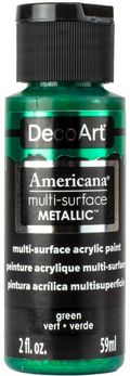 Decoart Americana Multi-Surface Metallic Paints 59ml#Colour_GREEN