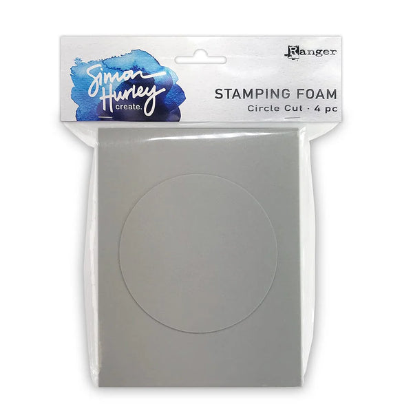 Simon Hurley create. Stamping Foams 4.5" x 5.75" Circle Cut Set of 4