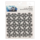Simon Hurley create. 6" X 6" Background Cling Stamp Charming