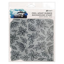 Simon Hurley create. 6" X 6" Background Cling Stamp Playful Petals