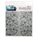 Simon Hurley create. 6" X 6" Background Cling Stamp Lovely Lilies