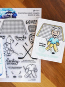 Simon Hurley create. Photopolymer 20 Piece Stamp Set Hockey Buddies