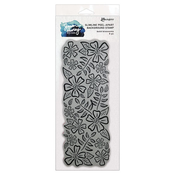 Simon Hurley create. Slimline Peel-Apart Stamps Bold Blossoms