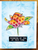 Simon Hurley create. Photopolymer 19 Piece Stamp Set Pretty Peonies