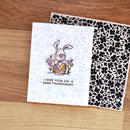 Simon Hurley create. 6" X 6" Background Cling Stamp Bitty Botanicals