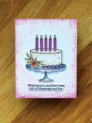 Simon Hurley create. Photopolymer 15 Piece Stamp Set Birthday Basics
