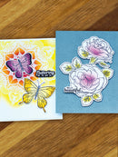 Simon Hurley create. Photopolymer 19 Piece Stamp Set Butterfly Kisses