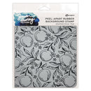 Simon Hurley create. 6" X 6" Background Cling Stamp Sketched Citrus