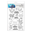 Simon Hurley create. Photopolymer 17 Piece Stamp Set Winter Woodland