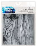 Simon Hurley create. 6" X 6" Background Cling Stamp Woodgrain