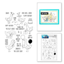 Simon Hurley create. 6" x 9" Clear Stamps Silly Goose