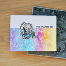 Simon Hurley create. 6" x 6" Peel-Apart Background Stamps Watercolour