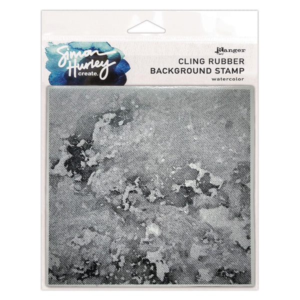 Simon Hurley create. 6" x 6" Peel-Apart Background Stamps Watercolour
