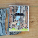 Simon Hurley create. 6" x 6" Clear Stamps Whimsical Woods