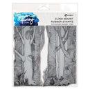 Simon Hurley create. 6" x 6" Clear Stamps Whimsical Woods