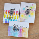 Simon Hurley create. 4" x 6" Clear Stamps Inspired