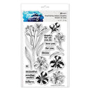 Simon Hurley create. Photopolymer 19 Piece Stamp Set Heartfelt Blooms