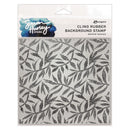 Simon Hurley create. 6" X 6" Background Cling Stamp Dotted Leaves