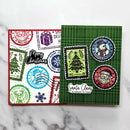 Simon Hurley create. 6" X 6" Cling Stamp Christmas Postage