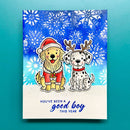 Simon Hurley create. Photopolymer 18 Piece Stamp Set Christmas Pets