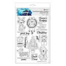 Simon Hurley create. Photopolymer 18 Piece Stamp Set Christmas Pets