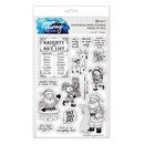 Simon Hurley create. Photopolymer 15 Piece Stamp Set Naughty or Nice