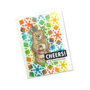 Simon Hurley create. 6" x 6" Stencil Backsplash