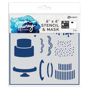 Simon Hurley create. 6" x 6" Stencil Cake Maker