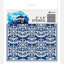 Simon Hurley Create. 6" X 6" Stencil Flower Power