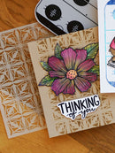 Simon Hurley Create. 6" X 6" Stencil Stained Glass