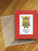 Simon Hurley create. 6" x 6" Stencil Tiny Diamonds