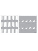 Simon Hurley create. 6" x 6" Layering Stencil Candles