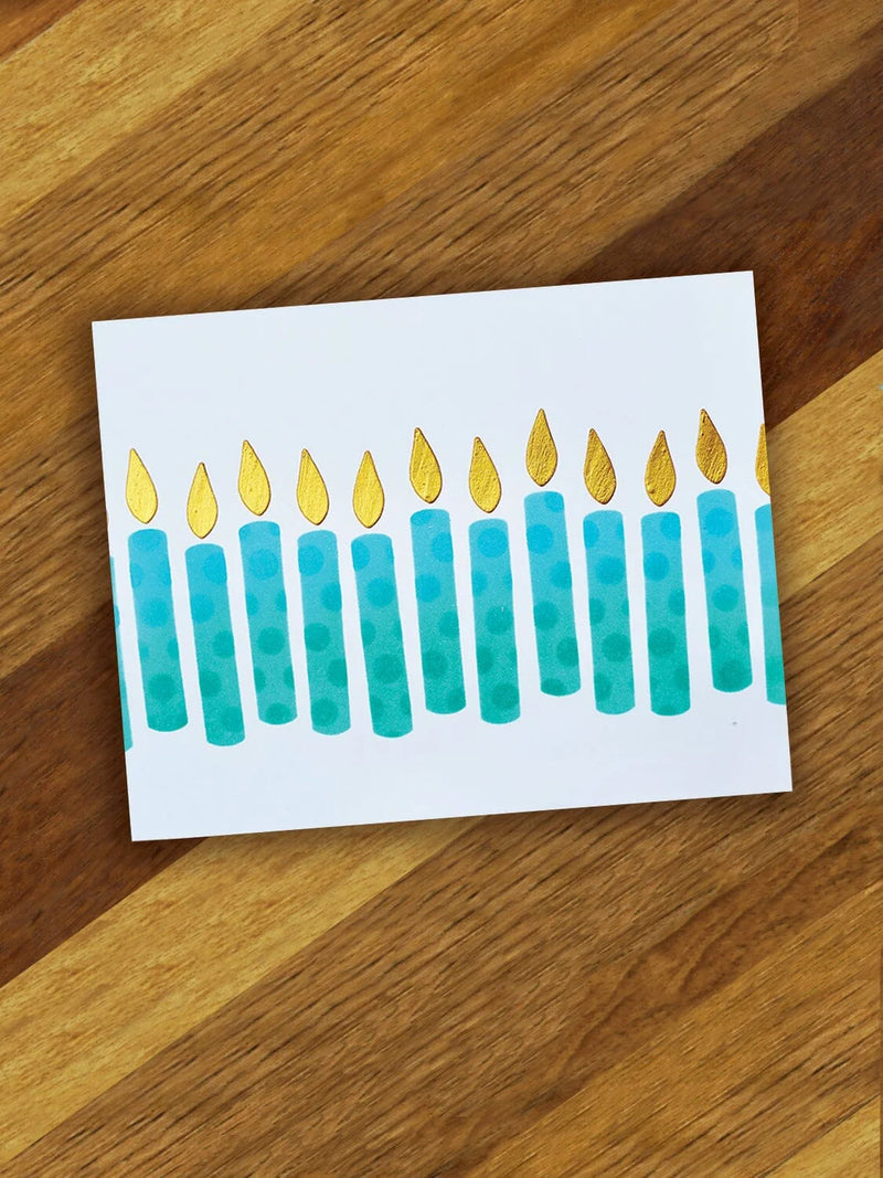 Simon Hurley create. 6" x 6" Layering Stencil Candles
