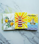 Simon Hurley create. 6" x 6" Layering Stencils Sunrays