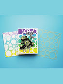 Simon Hurley create. 6" x 6" Layering Stencil Warped Circles