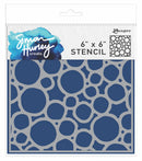 Simon Hurley create. 6" x 6" Layering Stencil Warped Circles