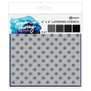 Simon Hurley create. 6" x 6" Stencils Polka Dot Assortment