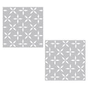 Simon Hurley Create. 6" X 6" Layering Stencils Spiral Stars