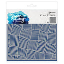 Simon Hurley Create. 6" X 6" Stencil Intertwined