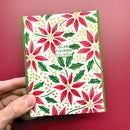Simon Hurley Create. 6" X 6" Layering Stencils Festive Poinsettias