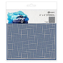 Simon Hurley create. 6" X 6" Stencil Bubbly