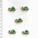 Incomparable Buttons - Turtles L123 - Card of 5